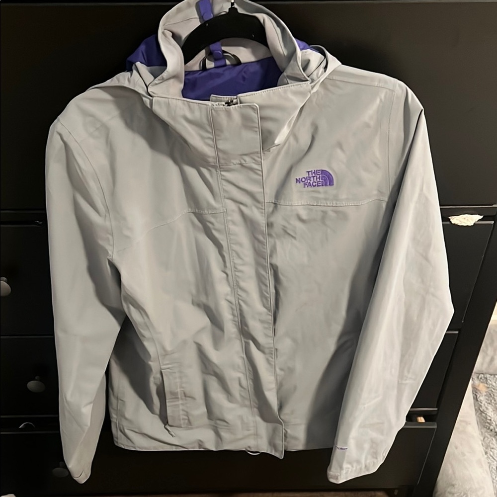 The North Face Gray and Purple Jacket